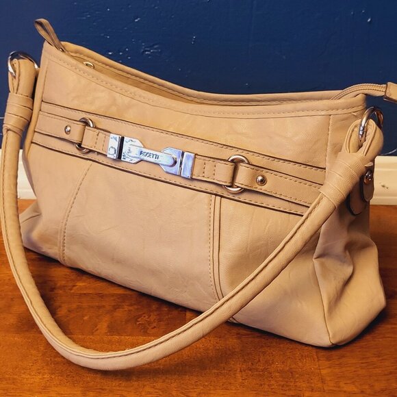 Rosetti ~ Beige/Cream  ~ Leather ~ Shoulder Bag ~Excellent Condition - Picture 1 of 6